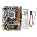 Desktop Computer Motherboard, DDR3 1066/1333/1600MHz LGA 1155 PC Main Board Support NVME+NGFF Dual Mode Hard Disk+SATA, 6‑Channel Sound Card