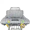 Shopping Cart Cover for Baby ICOPUCA Cotton High Chair Cover, Reversible, Machine Washable for Infant, Toddler, Boy or Girl Large (Grey Arrow Print)