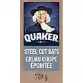 Quaker Quick Cook Steel Cut Oats, 709g