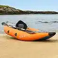 AQUATEC Kayak | Inflatable Kayak for Men, Women & Kids | Adventure Kayak | Inflatable Boat Available as Single Kayak or Double Kayak | Bag & Kayak Paddles Included (Double, Hudson (Intermediate))