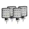 CICMOD Led Light Bar 3" 48W 6000K Waterproof Spot Off Road Driving Backup Work Lights for Trucks ATV UTV Pack of 4