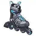 K2 Skates Jungen Inline Skates CADENCE B LTD, black - grey - ice blue, 30G0828.1.1.L