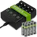 Venom TAO9629 Power Recharge - Charging Station plus 8 x AA 2100mAh Rechargeable Batteries