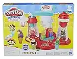 Play-Doh - La Fabbrica dei Gelati (playset con 8 vasetti di pasta da modellare)