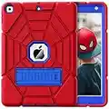 Grifobes for iPad 9th Generation Case, iPad 8th/7th Generation Case 2021/2020/2019, Heavy Duty Shockproof Rugged Protective 10.2" Cover with Stand for iPad 9 8 7 Gen 10.2 inch Kids Children Boys