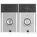 Wireless Doorbell intercom, 2-Way Talk Smart Wireless Voice Intercom Door Bell Indoor Outdoor Interphone Access Control System Door Chime Kit, for Home Office Security