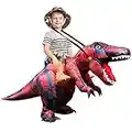 GOOSH Inflatable Dinosaur Costume for Kids Halloween Costumes Boys Girls 55IN Funny Blow up Costume for Halloween Party Cosplay