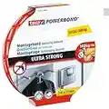 tesa Powerbond ULTRA STRONG - Doppelseitiges, extra starkes Montageband zur permanenten Befestigung im Außen- und Innenbereich - 5 m