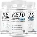 (3 Pack) Keto Burn 1250 Pills Advanced (180 Capsules)