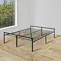 Mofesun Metal Bed Frame King - Black Metal Platform Bed 14 Inch with Storage, Heavy Duty Easy Assembly No Box Spring Needed (King)