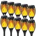 Staaricc 10Pack Solar Outdoor Lights, Solar Torch Light with Flickering Flame for Outdoor Decorations, Waterproof Solar Powered Outdoor Lights, Solar Garden Lights for Outside Yard Patio Garden Decor