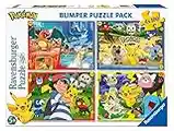 Ravensburger 6929 Pokemon Puzzle 4 x 100 Pieces Bumper Pack, Pokémon