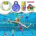 Pool Spielzeug ab 5 6 7 8 9 Jahren Jungen Mädchen, Tauchspielzeug Tauchringe Kinder Set Poolspielzeuge Poolparty Geschenk 5-12 Jahre Schwimmbad Wasserspielzeug Outdoor