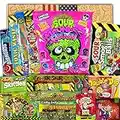 Candy & Bar Saure USA Süßigkeiten Box | USA Import | 20 verschiedene Leckereien | Ausgefallenes Geschenk | USA Best Sweets | TOP Selling | Best Products | Geburtstagsgeschenk| Süßigkeitenbox