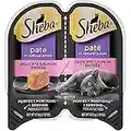 Sheba 6 Pate`in Natural Juices Delicate Salmon Entree Perfect Portions / 6-Twin Packs=12 Individual Servings