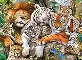 Ravensburger Big Cat Nap 200 Piece Jigsaw Puzzle for Kids – Every Piece is Unique, Pieces Fit Together Perfectly