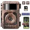 K&F Concept 4K 32MP WiFi Trail Cameras, Game Camera with Night Vision Motion Activated, Waterproof Hunting Camera with 940nm No Glow Infrared LED, 0.2s Trigger Time for Wildlife Monitoring Deer Cam