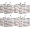 Deco Express Grand Sac de Rangement Jumbo Bag Rangement Vêtements Déménagement - Multipack (Lot de 8)