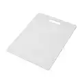Farberware Large Cutting Board, Dishwasher- Safe Plastic Chopping Board for Kitchen with Easy Grip Handle, 11-inch by 14-inch, White