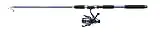 Shakespeare Firebird Tele Spinning Rod and Reel Combo - Telescopic, Portable Fishing Setup - Pre Spooled with Line, Ready to fish, Blue / Black, 2.7m