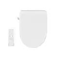 Davivy Intelligent Toilet Seat, Elongated Smart Electric Bidet with Remote Control Instant Water Heating,Stainless Steel Nozzle, Night Light,Smart Bidet Heated Seat(White)