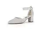 Gabor Damen Riemchen Pumps, Frauen Absatzschuhe,Abendschuhe,Court Shoes,stöckelschuhe,knöchelriemchen,Fesselriemchen,Light Grey,40.5 EU / 7 UK