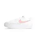 Nike W Blazer Low Platform Shoes White Pink Glaze Size 7