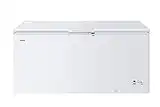 Haier HCE319F Freestanding Chest Freezer, 319L Total Capacity, With Counter Balance Lid, White