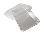 Nordic Ware Naturals Moule à gâteau rectangulaire avec couvercle en aluminium naturel avec conductivité thermique supérieure Fabriqué aux États-Unis Argenté 22,9 x 33 cm