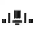 Enclave CineHome II - 5.1 Wireless Plug and Play Home Theater Surround Sound System - Dolby, DTS WiSA Certified - Includes 5 Custom Designed Wireless Speakers, 8-inch Subwoofer & CineHub Transmitter