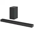 LG S65Q - Barra de Sonido Inteligente, 420W, 3.1 Canales, Sonido Envolvente DTS Virtual:X, Dolby Digital en Alta Resolución, Hi-Res 24bits/96kHz, Meridian Sound Music, El Sonido Absoluto, Color Negro