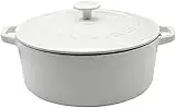 Cuisinart Cast Iron Casserole, Snow White, 7-Quart