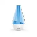 Pure Enrichment MistAire Studio Ultrasonic Cool Mist Humidifier for Small Rooms - Portable Humidifying Unit Ideal for Office with High and Low Mist Settings, Optional Night Light and Auto Shut-Off