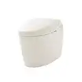 TOTO MS988CUMFG#01 NEOREST RH Dual Flush 1.0 or 0.8 GPF Toilet with Intergeated Bidet Seat and EWATER White-MS988CUMFG, Cotton White