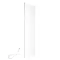 WarmlyYours Ember Flex Radiant Panel Heater - White, Dual Connection, Plug-In, Hardwired - 300W - 35" x 12”