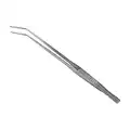 Saim 18.6" Long Stainless Steel Curved Tweezer for Fish Tank Plants