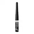 Rimmel London Glam'eyes, Delineador de oyos líquido tono 001 Black Glamour, 3.5 ml