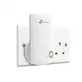 TP-Link N300 Universal Wi-Fi Range Extender, Broadband/Wi-Fi Extender, Wi-Fi Booster, Plug and Play, WPS, UK Plug (TL-WA854RE)