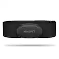 moofit HR8 Heart Rate Monitor Chest Strap, Low Energy Real-Time Heart Rate Data Bluetooth 5.0/ANT+, Longer Communication Range, IP67 Waterproof, Compatible with iOS/Android Apps, Gym Equipment,Black