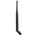 Dericam Universal 2.4G 5dBi Antena WiFi para cámara de Seguridad/enrutador, WiFi Booster, Antena extraíble, Wireless Range Expander, Conector Hembra RP-SMA Dentro, 2.4G, 5dBi, Negro