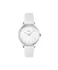 Lacoste Reloj Analógico de Cuarzo para mujer con correa hecha de cáscara de manzana Blanco - 2001208