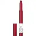 Maybelline Super Stay Ink Crayon Lipstick, Precision Tip Matte Lip Crayon with Built-in Sharpener, Longwear Up To 8Hrs, Check Yourself, 1.2g