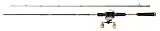 Abu Garcia Max STX Casting, Fishing Combo Unisex-Adulto, Grigio/Arancio, 1.98 m |10-40 g