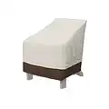 Amazon Basics - Copertura protettiva per sedie da giardino Adirondack, 1 unità, Beige + Marrone Chiaro