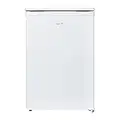 Igenix IG255W Freestanding Under Counter Larder Fridge with 2 Adjustable Glass Shelves, 1 Salad Drawer with Shelf On Top, Reversible Door, 136 Litre Capacity, 55 cm Wide, White