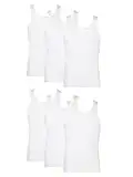 Hanes Men Hanes Men's Cotton Tank Undershirts Pack, Moisture-Wicking Ribbed Tanks, lightweight Cotton Tank Undershirts