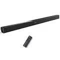SYLVOX 38'' SoundBar for Outdoor Smart TV, 2.0ch Wireless Audio IP65 Waterproof Speaker, Wireless/Wired /Optical/RCA/USB Connection, Suitable for Indoor and Outdoor use (ELF S2 Series)(OTA1ELFS2)