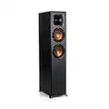 Klipsch R-620F Floorstanding Speaker with Tractrix Horn Technology | Live Concert-Going Experience in Your Living Room, Ebony