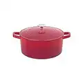 Cuisinart 5.5 Qt. Round Casserole, Red Gradient