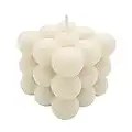 candlery. - Bubble Candle – Vegane & Nachhaltige Design-Kerzen aus Rapswachs – Handmade in Germany - Kerzenmanufakur aus Münster (Creme, 1)